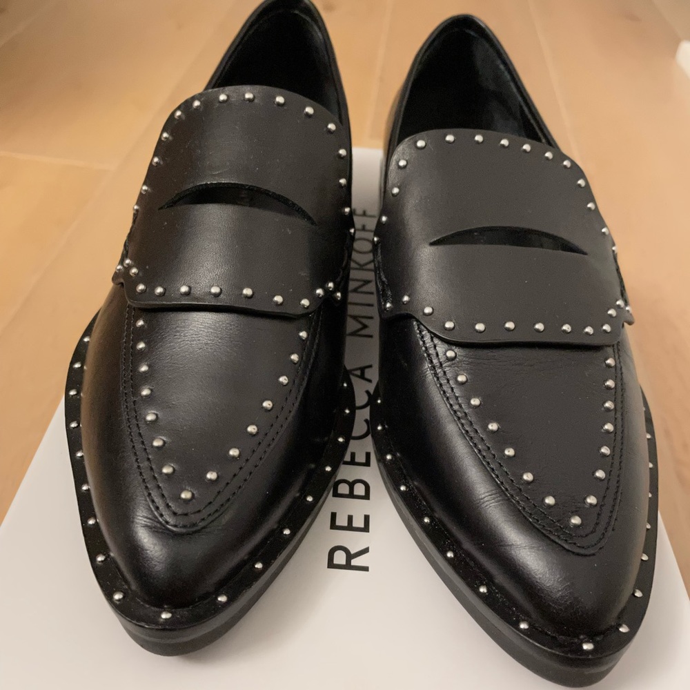 REBECCA MINKOFF Petra Studded Penny Loafer